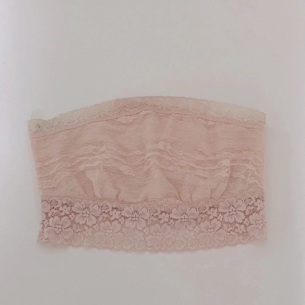 Free People Lace Longline Bandeau Bralette